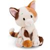 NICI Gatto portafortuna di peluche, morbido, tenero pupazzo per coccole e giochi, per adulti e bambini, 25 cm, marrone - 62146