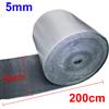 NONE 5mm 200cmx50cm Per Auto Acustica Termico Fonoassorbente Zerbino Rumore Insonorizzazione Cofano Isolamento fonoassorbente Per Cappuccio Per Parete
