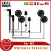 EJEAS Auricolari EJEAS con Jack da 3,5mm, Microfono HiFi con Riduzione del Rumore CVC per Caschi Moto Serie V6 Q2 Q7 V4 Plus