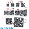 Gakaki 4010 12025 8010 30mm dc 5V 12V 24V Ventola di raffreddamento Motore Brushless Case Silenzioso 40MM 50MM 60MM 70MM 80MM 90MM 120MM per stampa 3D 2PIN