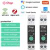 Chayo TUYA WiFi/ZigBee MCB interruttore intelligente sovracorrente protezione sottotensione misurazione dell'alimentazione interruttore di controllo remoto 1-63A