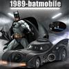 MAKEDA 1/24 1989 Batmobile lega modello di auto simulazione metallo pressofuso giocattoli modello di veicolo con suono leggero Super Sport Car per i regali dei ragazzi