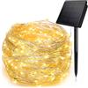NONE Luce solare a LED Lucine impermeabili per esterni Stringa Natale Decorazione di Halloween Festone Lampada da giardino a LED Forniture per feste