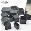NONE Punte per gambe per sedie da tavolo in PVC Tappi per protezione per pavimento Piedini in gomma quadrati antiscivolo per pavimento Nero 10x10mm ~ 60x60mm
