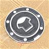 NONE Misura per Honda CB600F CB750 CB900 CB919 Hornet Moto Tappo Serbatoio Carburante Gas Copertura Pad Decalcomania CB1100SF CB1300 CBF500