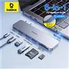 Baseus Dual USB-C Hub a HDMI compatibile 4K 30Hz per Thunderbolt 3/4 40Gbps USB 3.0 Tipo C HUB SD TF per MacBook Pro Air USB Hub