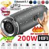 MouZYuan Altoparlante Bluetooth portatile con potenza di picco da 200 W IPX7 Impermeabile esterno HIFI Pilastro Subwoofer Stereo Soundbox Radio FM TF Boom Box