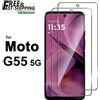 AdvenQi Pellicola salvaschermo per Moto G55 5G Motorola, vetro temperato HD cristallo mica 9H custodia antigraffio amichevole in alluminio alto