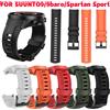 NUOTUO Cinturino in gomma siliconica da 24 mm per cinturino per orologio intelligente Suunto 9 per cinturino di ricambio Suunto 9 baro Spartan Sport