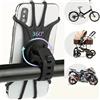 NONE Supporto per Telefono da Bicicletta, Porta Cellulare per Moto, Supporto per iPhone Samsung Xiaomi, Houder Fiets