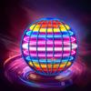 NONE Palla volante Sospensione Colore LED Palla Boomerang automatica Tecnologia nera Palla magica Giocattoli volanti Giroscopico anti-gravità per bambini