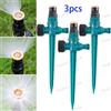 NONE Irrigatore da giardino 360 ° Sistema di irrigazione per irrigazione a rotazione Agricoltura Tubo automatico a terra Spina regolabile Atomizzazione interrata