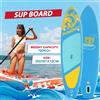 FunWater 350*87*15 cm Sup Board Tavola da surf gonfiabile Stand Up Paddle Board Gonfiabile Sup PaddleBoard con accessori EU Stock