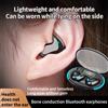 LS Auricolare wireless per il sonno TWS Cuffie Bluetooth 5.3 Auricolari nascosti IPX5 Cuffie sportive con riduzione del rumore impermeabile