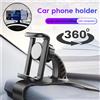 NONE Supporto per Telefono Auto Girevole a 360°, Supporto Universale per Cellulare, Supporto per Cruscotto Auto, Staffa Fissa per Telefono Mobile
