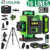 HGLINE Livello laser a 16 linee APP Telecomando Livelli verticali orizzontali Display della potenza della macchina Livellamento laser con treppiede da 100 cm