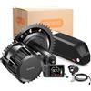 BAFANG Motore Centrale BAFANG con Batteria 48V 750W 1000W 500W BBS02B BBSHD G340, Display e Kit di Conversione E-Bike per Mountain Bike