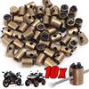 NONE 5/10 Pz Moto Cavo Dell'acceleratore Nucleo Bullone Freno Spille Colore Oro Motocross Beach Bike Acceleratore Tirare Cavo Freno Arresto Bullone Spille