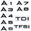 NONE 3D ABS Nero S Linea A1 A3 A4 A5 A6 A7 A8 TDI TFSI Logo Emblema Auto Distintivo Tronco Decalcomania Per Auto Parafango Adesivo Accessori
