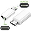 NONE Convertitore adattatore di ricarica Mini tipo C a Micro USB Android per Samsung Xiaomi Huawei Jack caricabatterie sincronizzato da USBc a Microusb V8