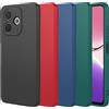 Foohly Custodia flessibile in silicone liquido TPU per OPPO A5 A6 Pro 5G Cover protettiva posteriore Fundas Coque Capa
