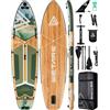 Myboat WETARE Paddle Board gonfiabile impermeabile 11'6''x35''x6'' Stile acquatico in piedi per adulti con accessori Gioco all'aperto