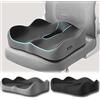 NONE Nuovo Tailbone Sciatica Sollievo dal mal di schiena Comfort Sedia da ufficio Cuscino per seggiolino auto Cuscino coccyx in memory foam ortopedico antiscivolo
