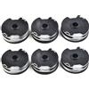 doxa 1/6 pz Bobine di Filettatura Per Parkside Cordless Tagliaerba Per PRTA 20-Li A1 B2 C3 Trimmer Lama Taglierina Prato Trimmer bobine