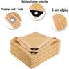 NONE Parasole in HDPE beige per piante da giardino, protezione UV, parasole per esterni, parasole per piscina 75-80%
