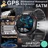 Flttoln Nuovo Smartwatch Sportivo Militare GPS da Esterno 2026 da Uomo, 1.39" Impermeabile 5ATM, Batteria 530mAh, Assistente AI ChatGPT, Bussola