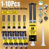 NONE 4/25ml Resina Epossidica AB Colla Impermeabile Adesivo Veloce Istantaneo Riparazione Forte Colla Super Liquida Per Legno Plastica Colla Metallica saldatura