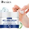 SUYARUN Crema per i piedi all'urea al 60% per talloni screpolati e pelle secca - Trattamento idratante intensivo, rimozione calli, cura dei piedi per diabetici.