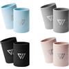 NONE 1/2PCS Sport Polso Guard Traspirante Assorbimento del Sudore Fascia da Polso Uomo Donna Leggero Basket Pallavolo Braccialetti Fitness