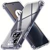 Lvimp Custodia per telefono in silicone antiurto spessa per Motorola Edge 60 Fusion 50 Pro 40 Neo Moto G55 G75 G85 G84 G54 5G Proteggi la copertura trasparente