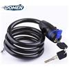 NONE DOMEN Lucchetto a catena antifurto per bicicletta in metallo portatile in acciaio con 2 chiavi Lucchetto di sicurezza Lucchetto per bici da moto Accessori per biciclette