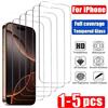 PJPK 1-5PCS Vetro temperato con definizione HD per iPhone 17 14 13 12 11 16 15 Pro Max 12 13 X Xs Max XR Protezione schermo in vetro