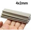 NONE Magnete al neodimio super forte 4x2mm N35 NdfeB imanes magnetici permanenti magneti rotondi potenti frigorifero