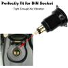 NONE Per BMW Ducati Triumph Moto Spina DIN a USB C PD 3.0 QC 3.0 USB con interruttore ON-Off Caricatore Adattatore di alimentazione Voltmetro