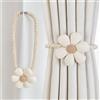 NONE 1 Pezzo Fermacurta Magnetico Floreale a Forma di Fiore, Cordino per Finestra, Fermacurta per Porta, per Camera da Letto, Soggiorno, Decorazione Casa