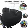 NONE Fodera per cuscino universale per sedile bici in gel, comoda sella per bicicletta antiurto per bici elettrica da strada MTB