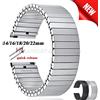 langley Cinturino per orologio elasticizzato elastico in acciaio inossidabile a sgancio rapido 14/16/18/20/22mm Accessori per cinturini Cinturino di espansione in metallo