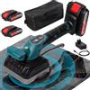 DWiusty Piastrellatrice per piastrelle da 200 kg 5 marce 1500 W Piastrelle per pavimenti elettriche per la posa di piastrelle Strumento vibrante Dispositivo per pavimentazione di piastrelle per batteria 21 V