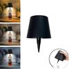 Htomaza 2025 Bottiglia di vino Lampada a LED Lampada decorativa da tavolo Lampada da tavolo ricaricabile a 3 colori per bar Bottiglie di vino Decor Luci da scrivania