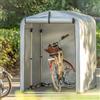 SoBuy KLS11 Garage per biciclette Cassetta per attrezzi resistente alle intemperie Garage per biciclette per 2-4 biciclette Tenda da trasporto con protezione UV 120x163x176CMM