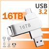 OnePlus Chiavetta USB 3.2 da 16 TB in metallo ad alta velocità, chiavetta USB da 8 TB 4 TB impermeabile di tipo C per dispositivi di archiviazione del computer