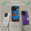 NONE Custodia per telefono M-MonsterES Fashion Design con design magnetico Energy Drink 2-in-1, scocca lucida per iPhone 17 16e 16 15 14 13 12 11 Pro Max Plus