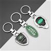 landrover Portachiavi 3D in Metallo e Pelle per Land Rover Range Rover Freelander 1 2 Discovery 3 Defender, Accessori per Auto