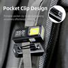 Heinast Torcia LED COB Mini Portatile Ricaricabile, Potente Luce da Lavoro con Clip e Magnete, Impermeabile, Lampada Tascabile EDC per Campeggio e Passeggiate