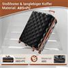 KONO Valigia rigida KONO 149L, grande volume e leggera in ABS + PC, trolley da viaggio extra large per voli a lunga percorrenza