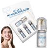 eelhoe Siero Viso all'Acido Ialuronico con Set di Microaghi e Rullo, Idratante Anti-Rughe, Levigante e Rinfrescante